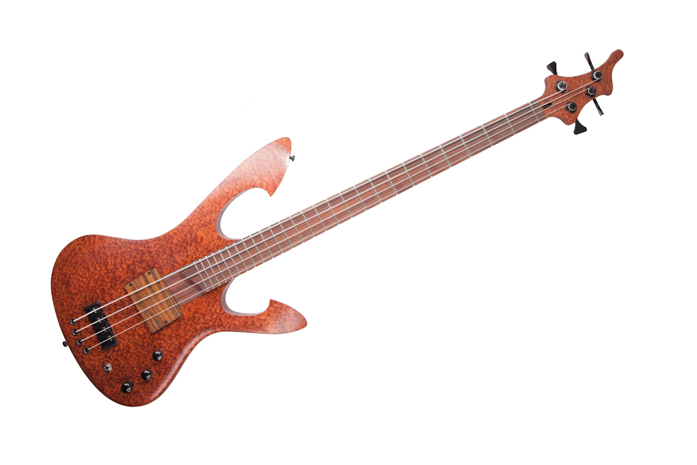 Custom E-Bass Kronos 4 String Wooden Pleasure