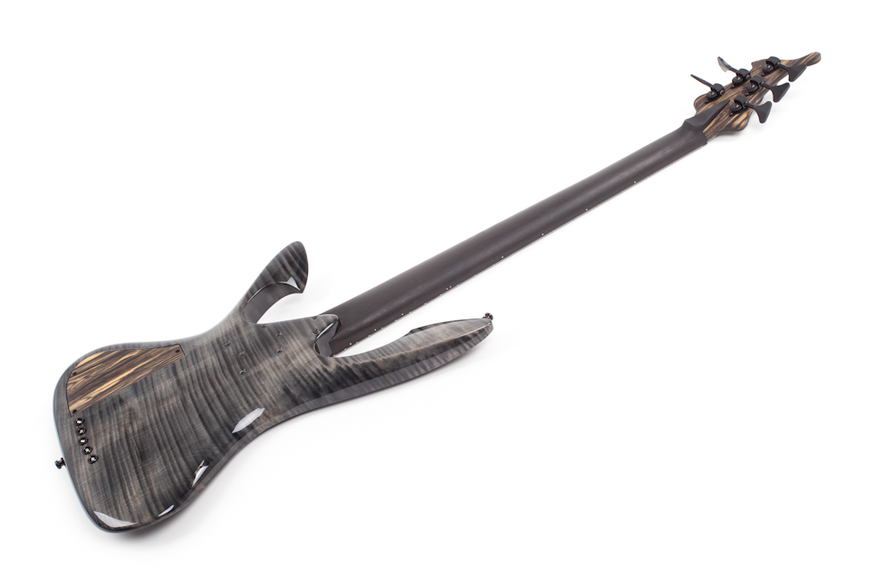Custom E-Bass Kronos 5 String Black Ax
